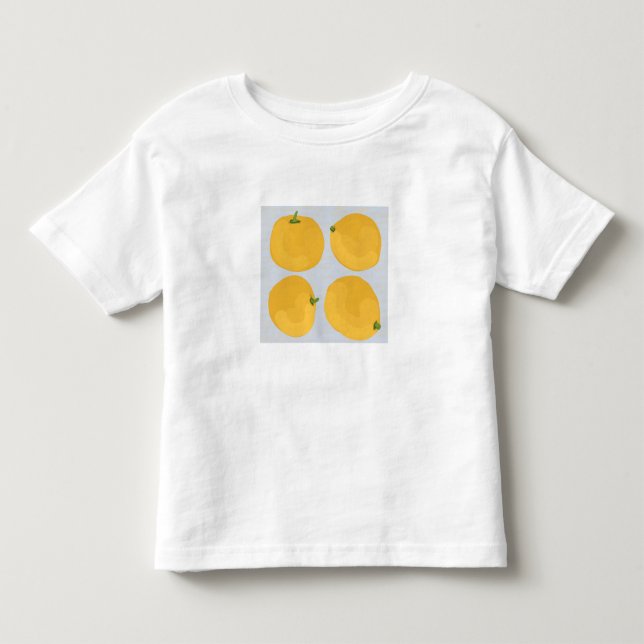 T-shirt Pour Les Tous Petits Tee-shirt blanc avec des oranges  (Devant)