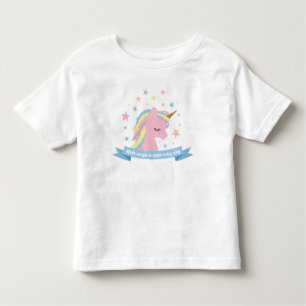 T-shirt Pour Les Tous Petits Tee - shirt de licorne - "faites la magie se