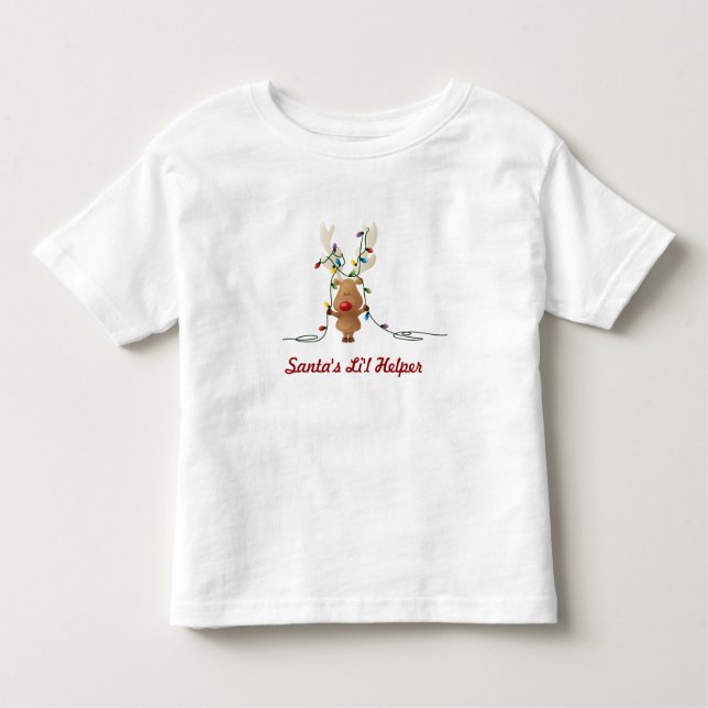 T-shirt Pour Les Tous Petits Tee - shirt maladroit de vacances de Noël de (Devant)