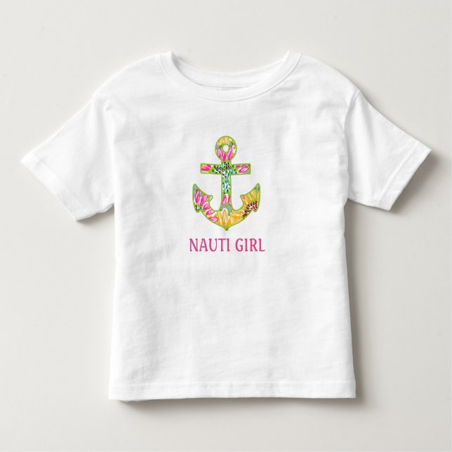 T-shirt Pour Les Tous Petits Tee - shirt Nautique de bébé roufflé (Devant)