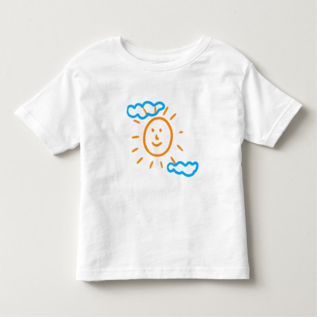 T-shirt Pour Les Tous Petits Télécharger des enfants Dessiner Transformer des e (Devant)