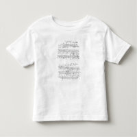 Télécopie d'une page de la musique