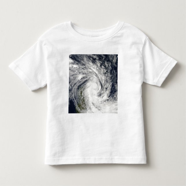 T-shirt Pour Les Tous Petits Tempête tropicale Jade débarquant sur Madagascar (Devant)