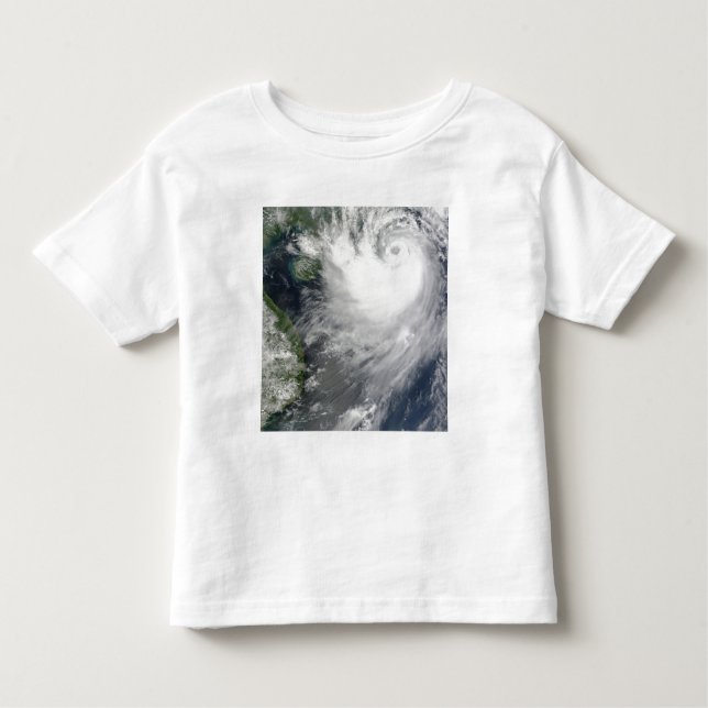 T-shirt Pour Les Tous Petits Tempête tropicale Koppu près d'un point d'atterris (Devant)