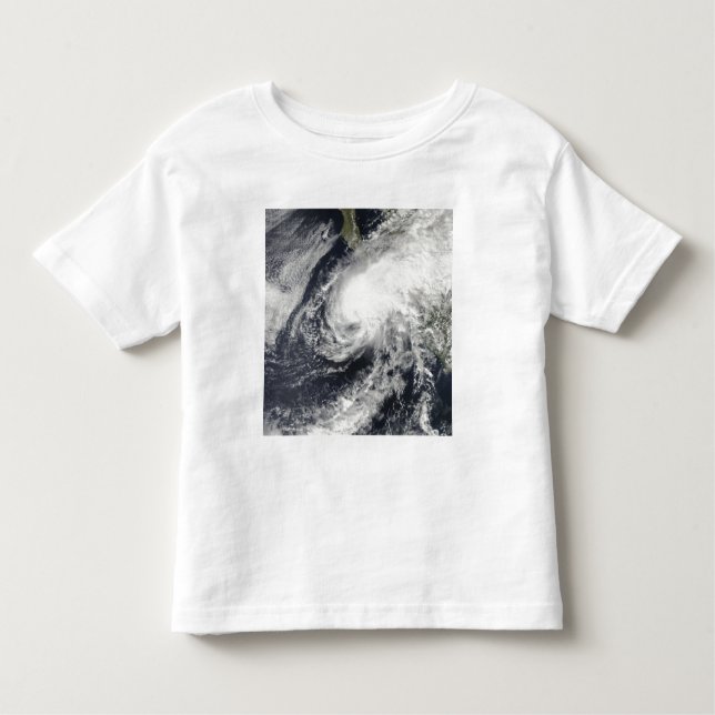 T-shirt Pour Les Tous Petits Tempête tropicale Rick approchant le Mexique (Devant)