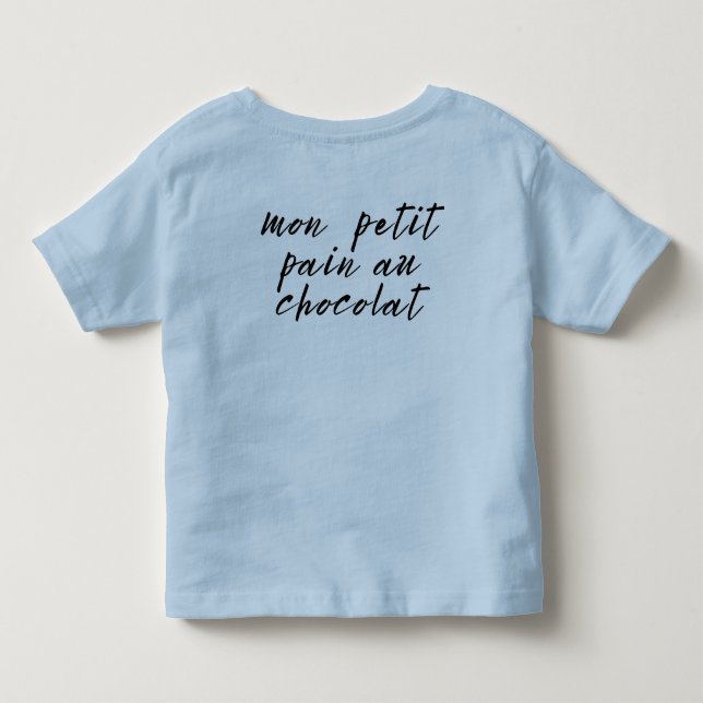 T-shirt Pour Les Tous Petits Terme d'affection français mignon (Dos)