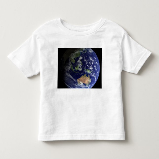 T-shirt Pour Les Tous Petits Terre entière de l'espace montrant Australie (Devant)