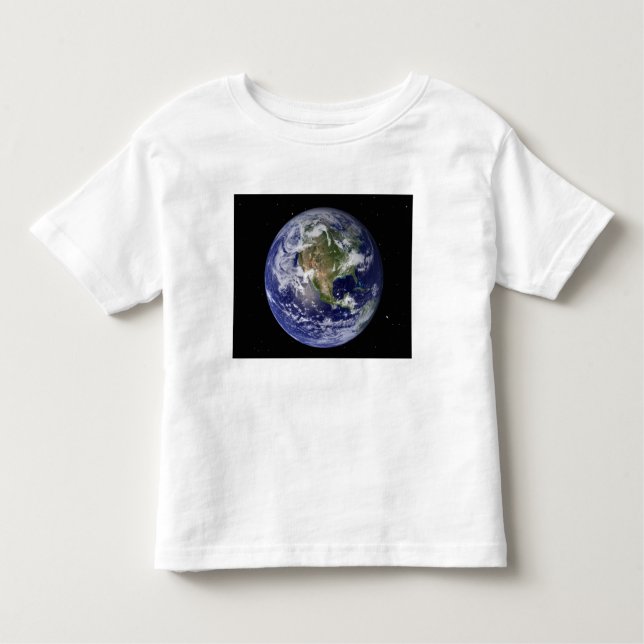 T-shirt Pour Les Tous Petits Terre entière montrant l'Amérique du Nord 4 (Devant)