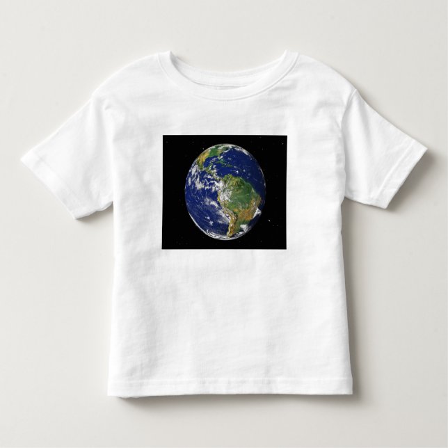 T-shirt Pour Les Tous Petits Terre entière montrant l'Amérique du Sud 2 (Devant)