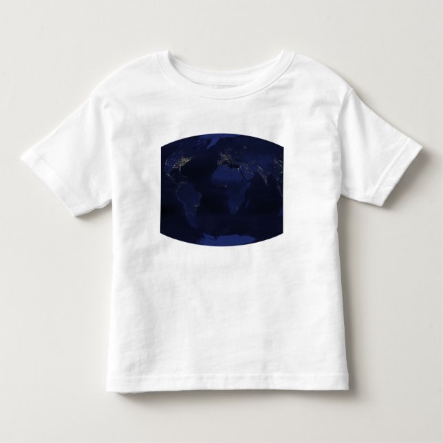 T-shirt Pour Les Tous Petits TerreàĂÂââÂs lumières nocturnes générées par l'hom (Devant)