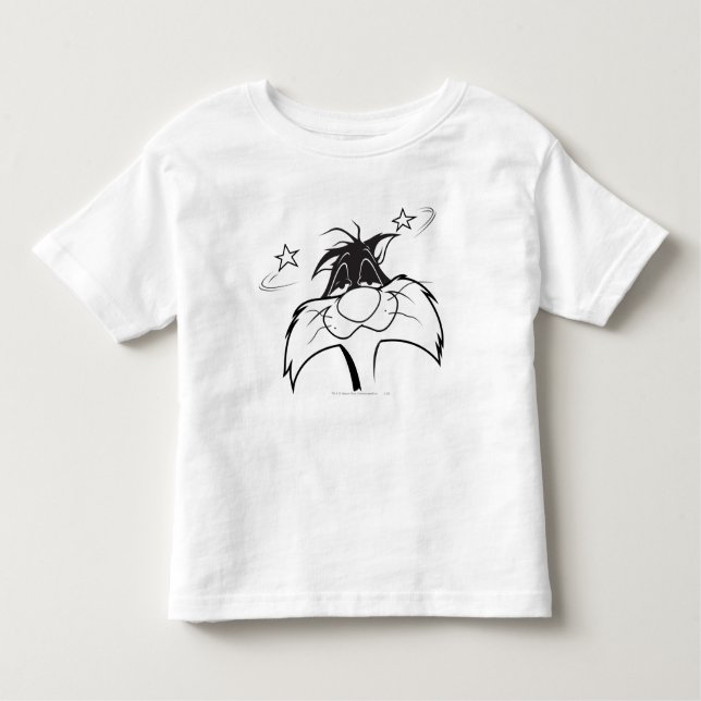 T-shirt Pour Les Tous Petits Tête de rivage SYLVESTER™ (Devant)