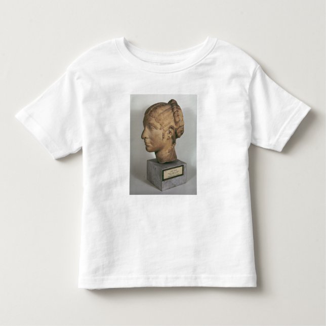 T-shirt Pour Les Tous Petits Tête en calcaire d'une femme (Devant)