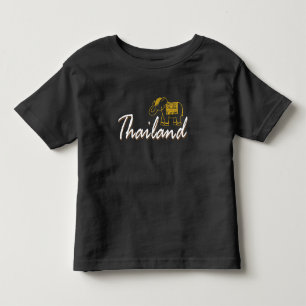 T-shirt Pour Les Tous Petits Thaïlande Les souvenirs de vacances des éléphan