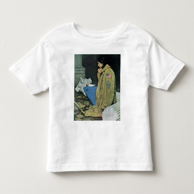 T-shirt Pour Les Tous Petits Thanksgiving de réfugié (Devant)