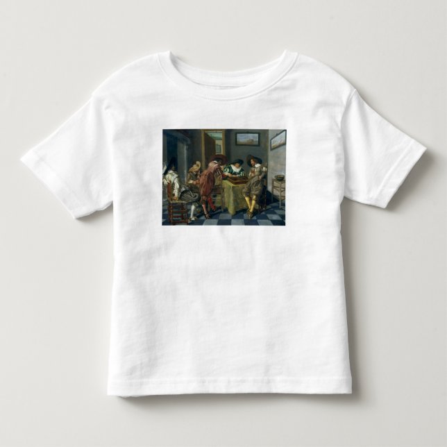 T-shirt Pour Les Tous Petits The Game de backgammon (Devant)