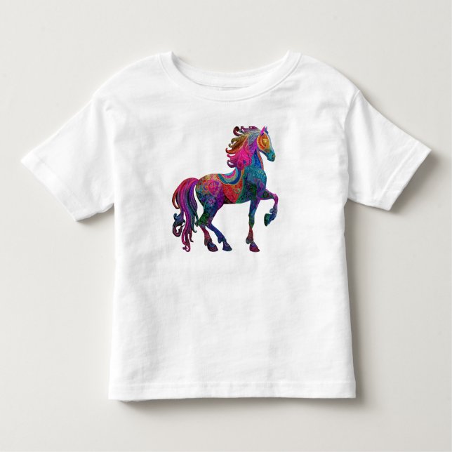 T-shirt Pour Les Tous Petits The Quilted Horse (Devant)