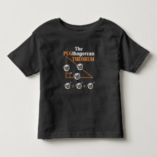 T-shirt Pour Les Tous Petits Théorème de Pythagore Enseignant des mathématiq