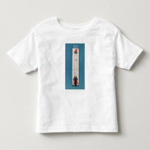 T-shirt Pour Les Tous Petits Thermomètre surmonté avec un capot phrygian