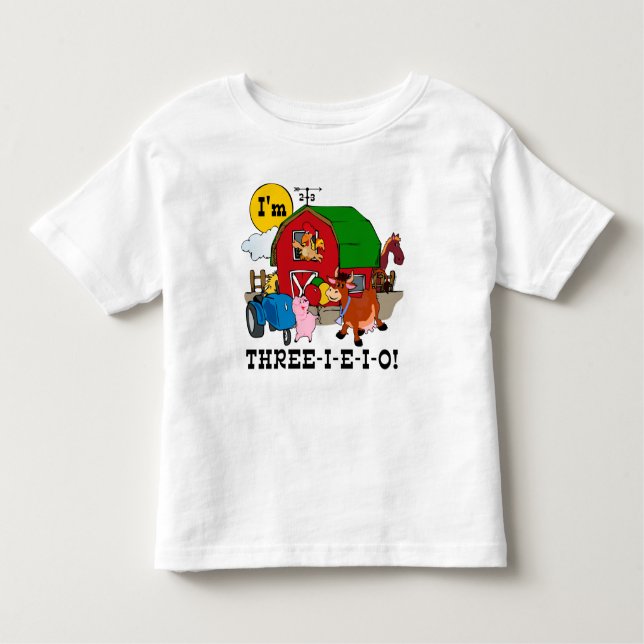 T-SHIRT POUR LES TOUS PETITS THREE-I-E-I-O (Devant)