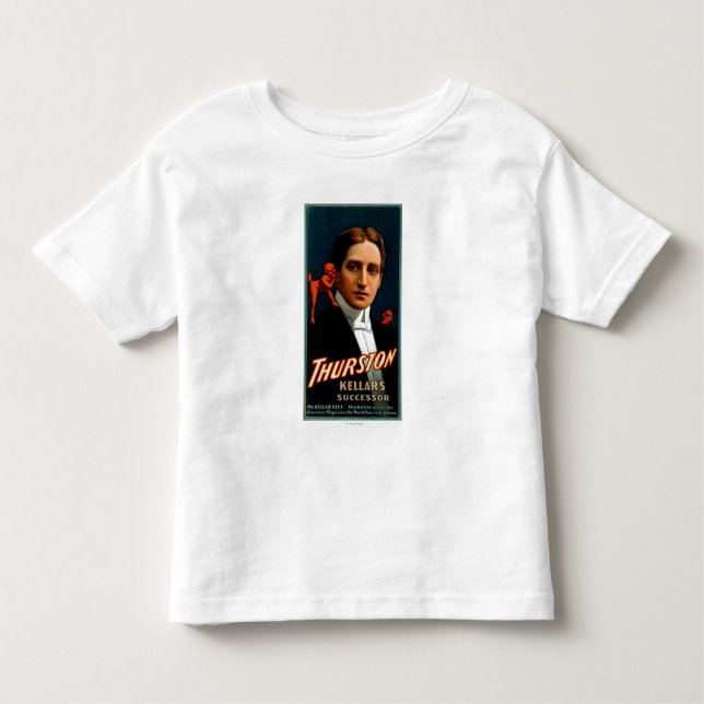 T-shirt Pour Les Tous Petits Thurston, Diable lui racontant des secrets Magie (Devant)
