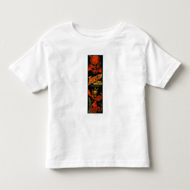 T-shirt Pour Les Tous Petits Thurston "grande exposition de magicien de (Devant)