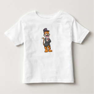 T-shirt Pour Les Tous Petits Tiger comme chambre avec veste et Casquette