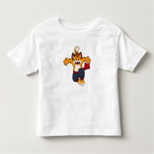 T-shirt Pour Les Tous Petits Tiger dans les arts martiaux Karate