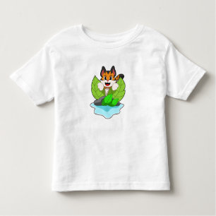 T-shirt Pour Les Tous Petits Tigre à la chasse