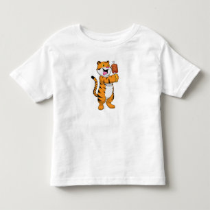 T-shirt Pour Les Tous Petits Tigre avec viande