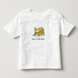 T-shirt Pour Les Tous Petits Tigre peint à la main pour des enfants -