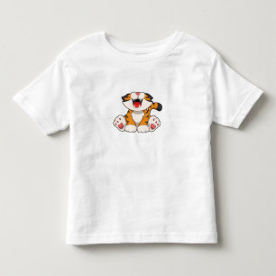 T-shirt Pour Les Tous Petits Tigre rougissant
