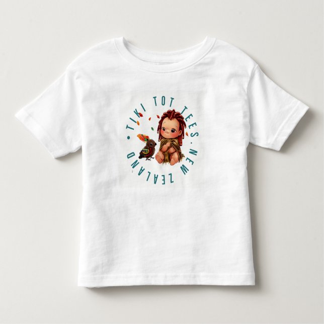 T-shirt Pour Les Tous Petits Tiki tots tee - shirt (Devant)