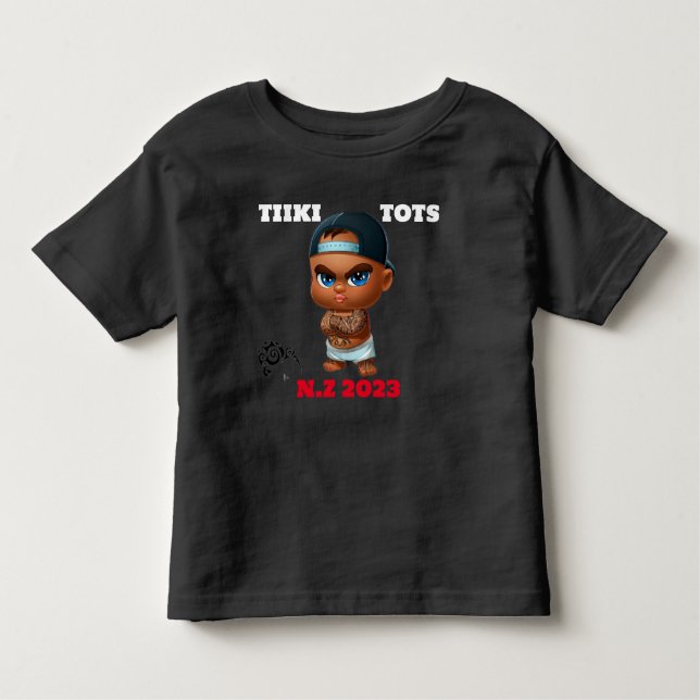 T-shirt Pour Les Tous Petits Tiki tots tee - shirt (Devant)
