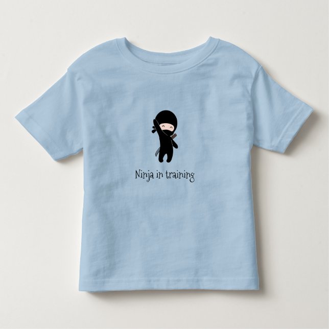 T-shirt Pour Les Tous Petits Tiny Happy Ninja en formation (Devant)