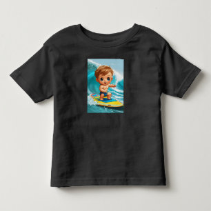 T-shirt Pour Les Tous Petits Tiny Wave Rider - Baby Surfer Vibes