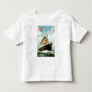 T-shirt Pour Les Tous Petits Titanic en mer Toddler Ringer T