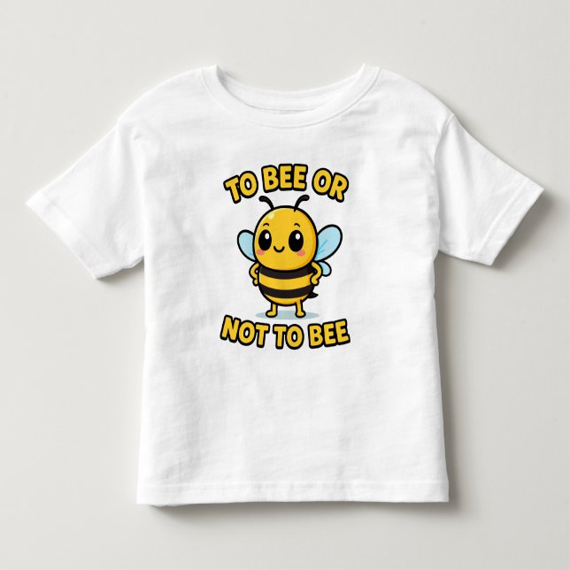 T-shirt Pour Les Tous Petits To bee or not to bee (Devant)