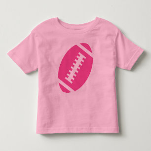T-shirt Pour Les Tous Petits TODDLER DE FOOTBALL rose Football rose avant