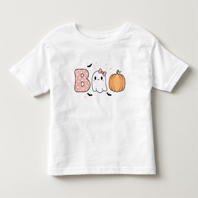 T-shirt Pour Les Tous Petits Toddler Girl Halloween shirt (Devant)