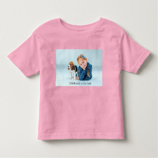 T-shirt Pour Les Tous Petits TODDLER T-SHIRT, L'enfance est si mignonne.