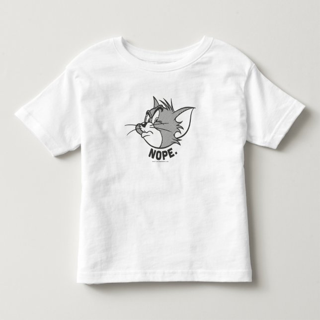 T-shirt Pour Les Tous Petits Tom Et Jerry | Tom Dit Non (Devant)