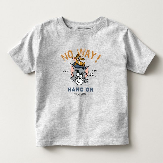 T-shirt Pour Les Tous Petits Tom & Jerry Golfing "No Way" (Devant)