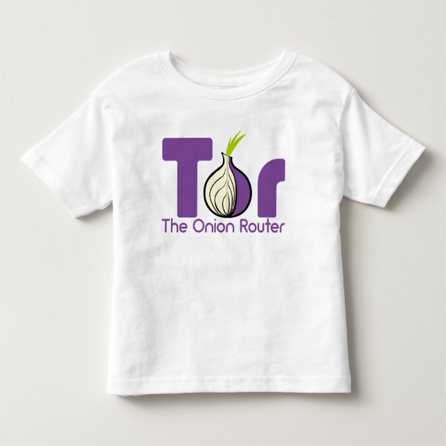 T-shirt Pour Les Tous Petits Tor - Routeur Onion (Devant)