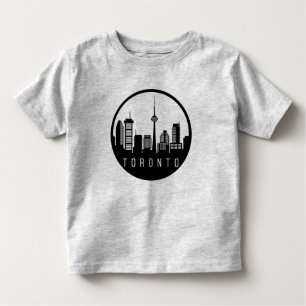 T-shirt Pour Les Tous Petits Toronto City Skyline