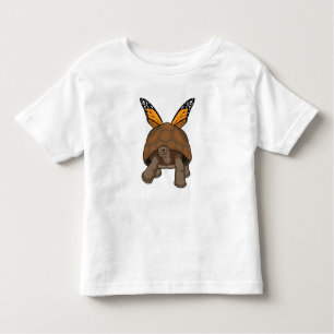 T-shirt Pour Les Tous Petits Tortue aux couleurs arc-en-ciel