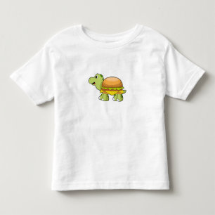 T-shirt Pour Les Tous Petits Tortue avec coquille comme Burger.PNG
