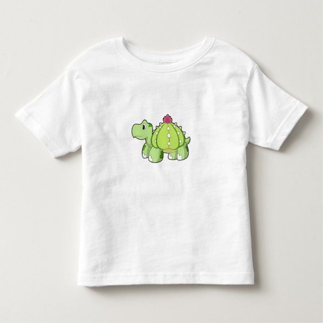 T-shirt Pour Les Tous Petits Tortue en cactus (Devant)
