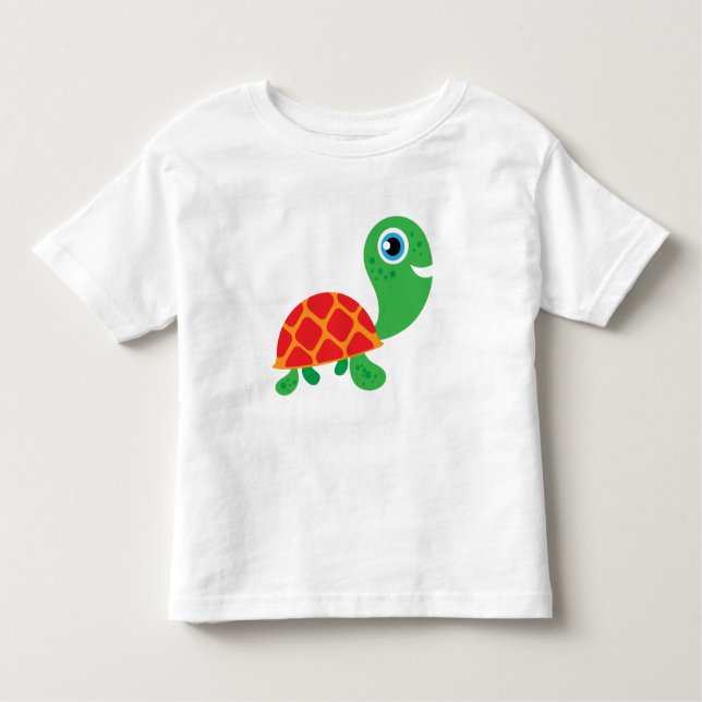 T-shirt Pour Les Tous Petits Tortue impressionnante (Devant)