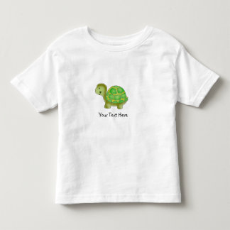T-shirt Pour Les Tous Petits Tortue peinte à la main pour des enfants -