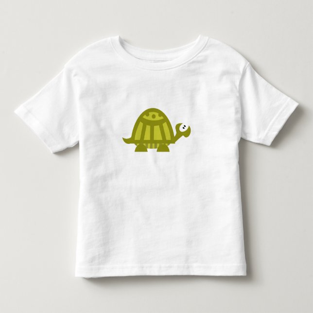 T-shirt Pour Les Tous Petits Tortue verte (Devant)